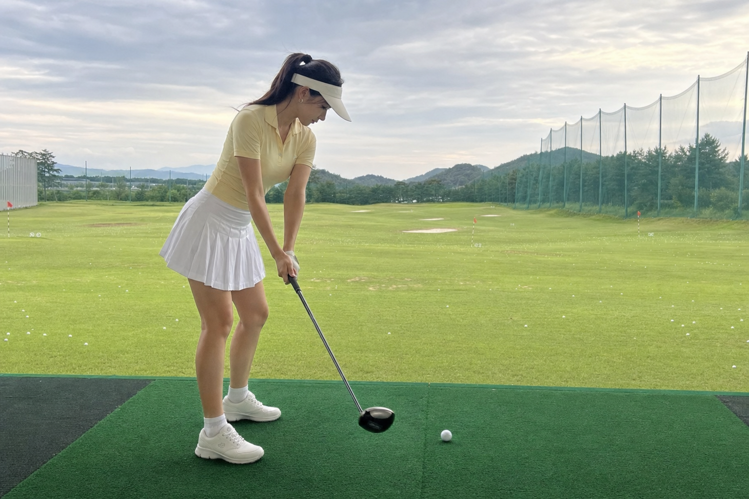 アンダースローで直すドライバーのスライスと右腕の使い方基本